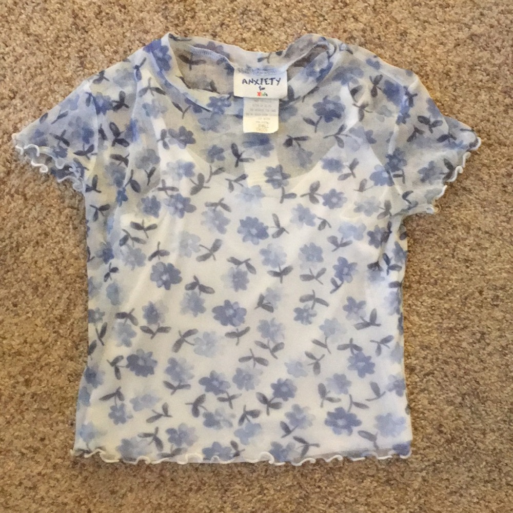 2/$8❗️Vintage Anxiety for kids | 2 piece shirt